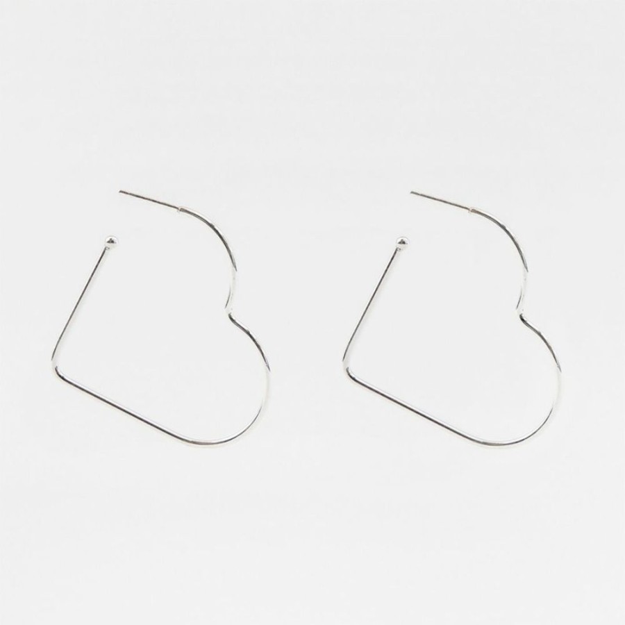 Cadenas NC Joyas | Aretes Corazon - Plata 925