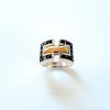 Anillos NC Joyas | Anillo Helen Black - Plata Y Oro