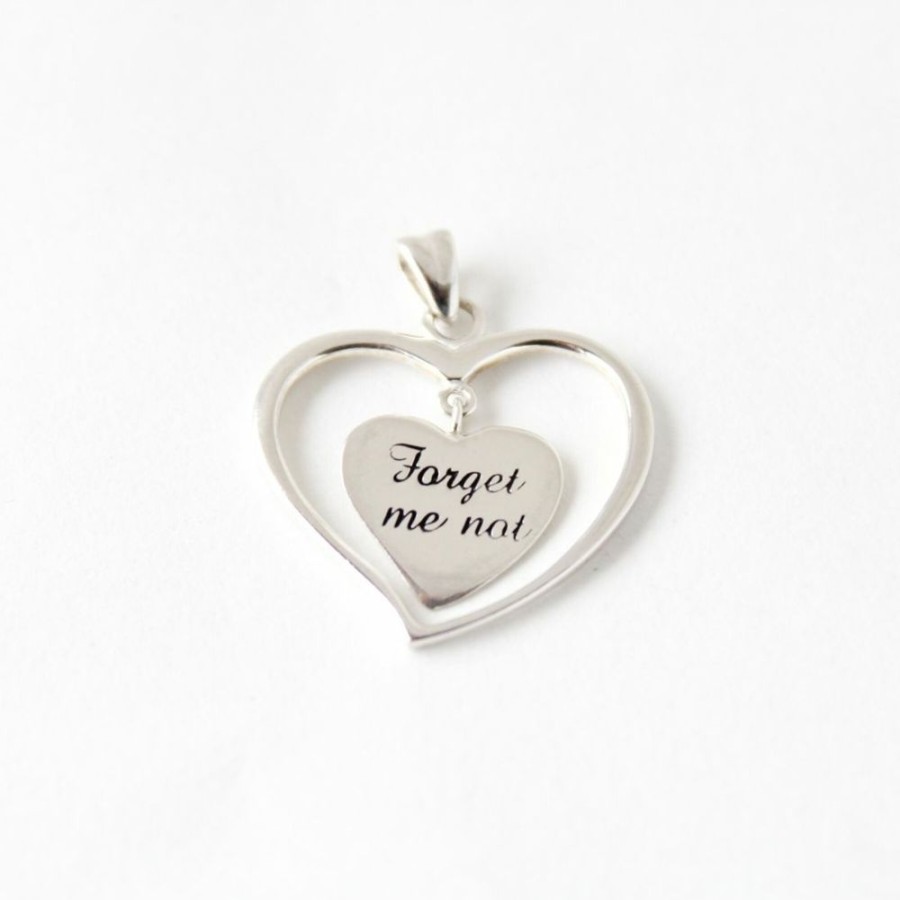 Dijes Y Medallas NC Joyas | Dije Forget Me Not - Plata 925