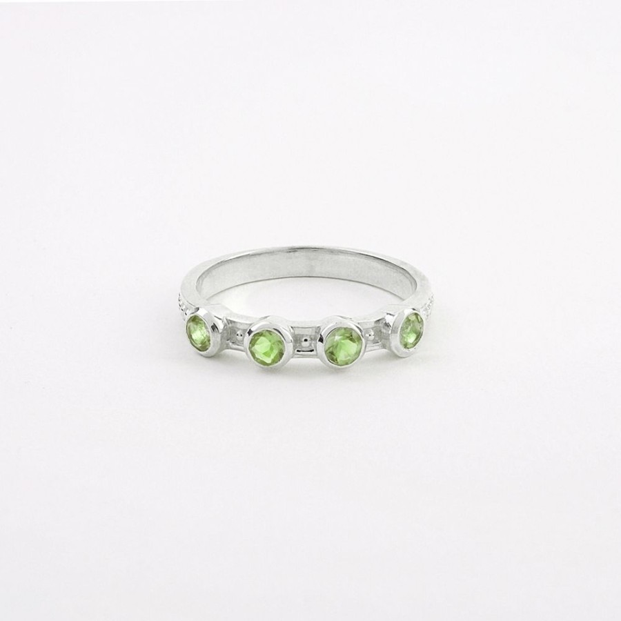 Anillos NC Joyas | Anillo Dubai Peridoto - Plata 925