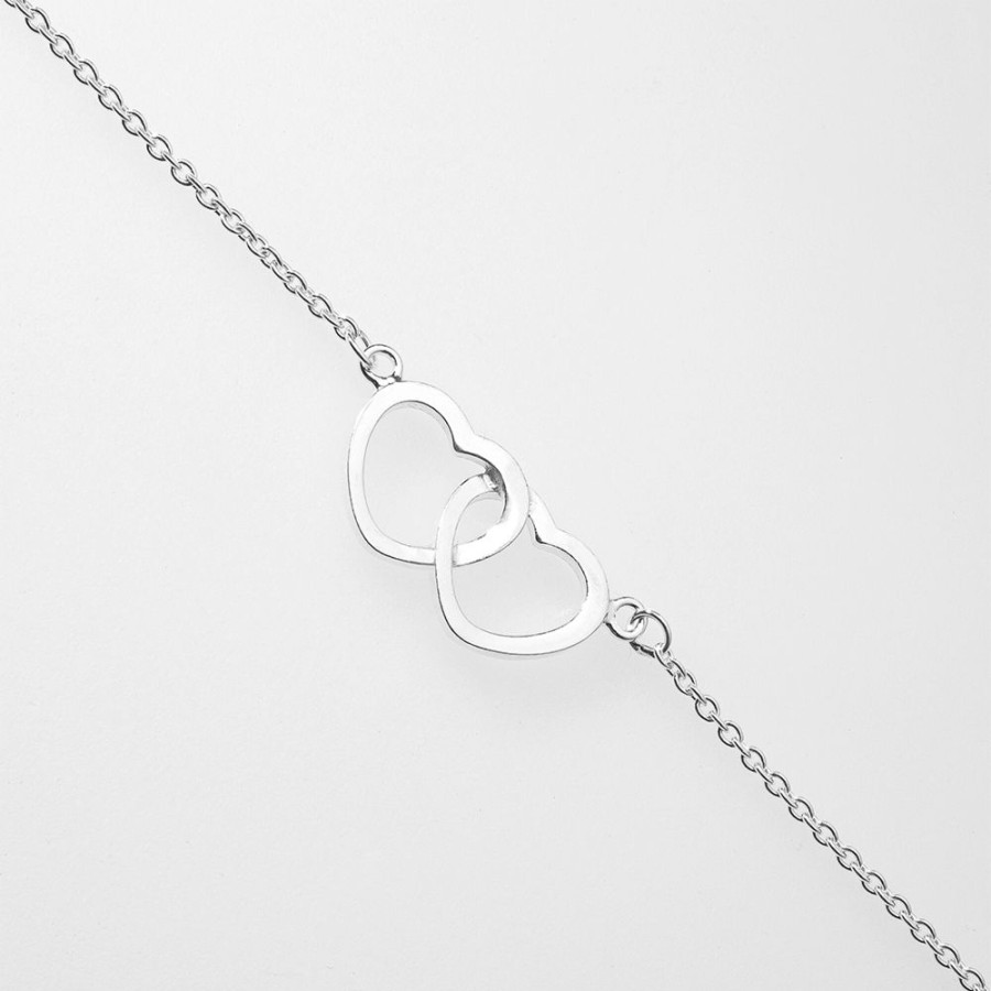 Pulseras NC Joyas | Pulsera Hearts - Plata 925