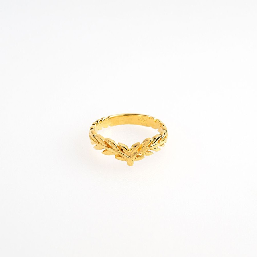 Anillos NC Joyas | Anillo Angel Gold - Plata Y Bano De Oro