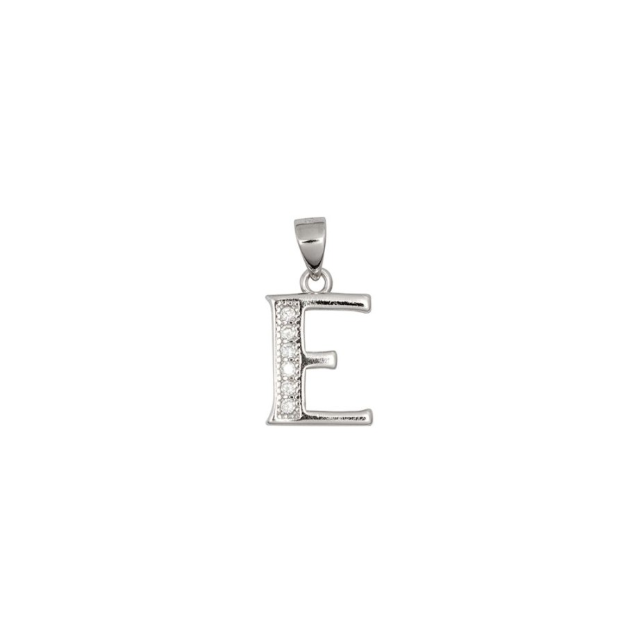 Dijes Y Medallas NC Joyas | Dije Letters "E" - Plata 925