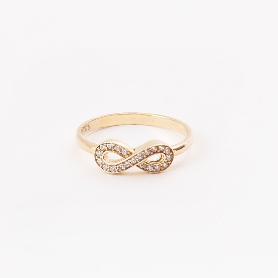 Anillos NC Joyas | Anillo Infinity Gold Circonias - Oro 10K