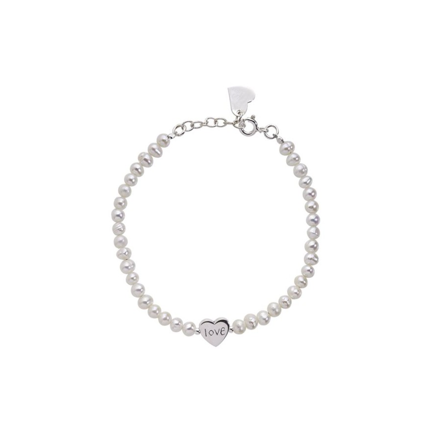 Pulseras NC Joyas | Pulsera Love Pearl - Plata 925