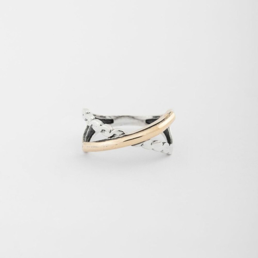 Anillos NC Joyas | Anillo Carol - Plata Y Oro