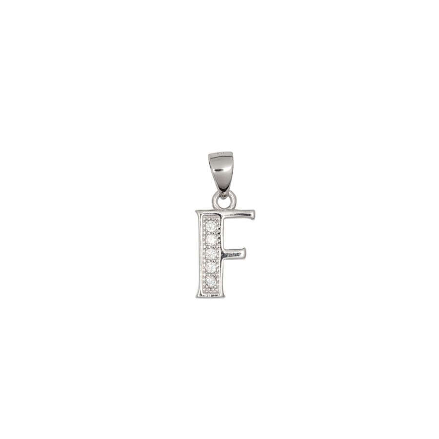 Dijes Y Medallas NC Joyas | Dije Letters "F" - Plata 925