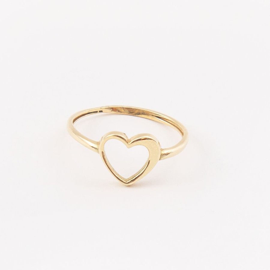 Anillos NC Joyas | Anillo Corazon - Oro 18K