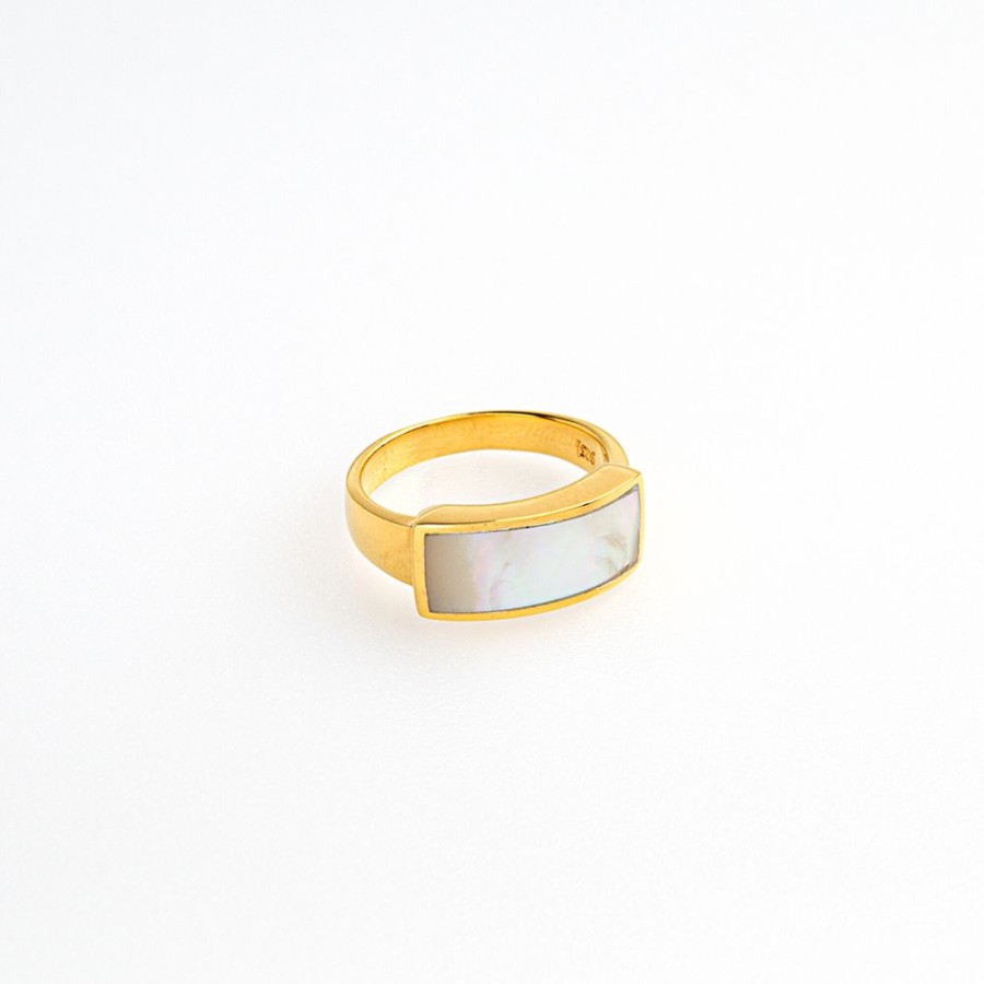 Anillos NC Joyas | Anillo Pacific Gold - Plata Y Bano De Oro