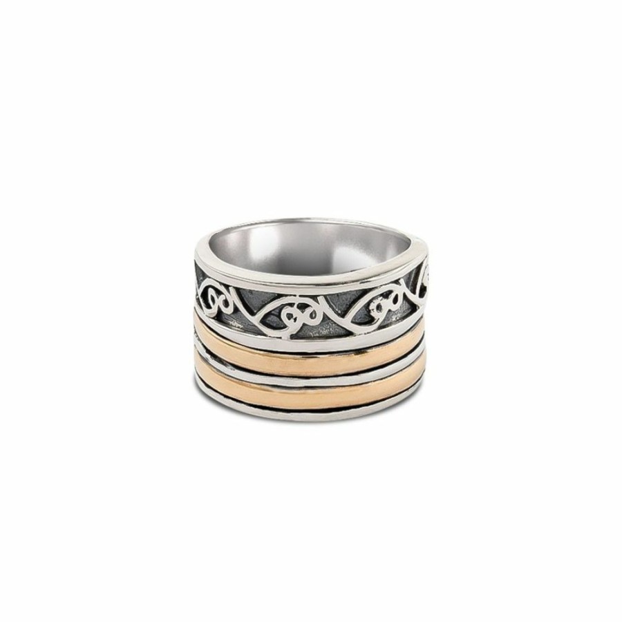 Anillos NC Joyas | Anillo Sasha - Plata Y Oro